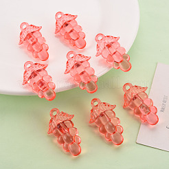 Осенняя тема прозрачные акриловые бусины&nbsp;TACR-S154-60B-910