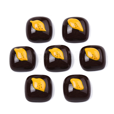 Кабошоны из непрозрачной смоляной эмали&nbsp;CRES-N031-035-1