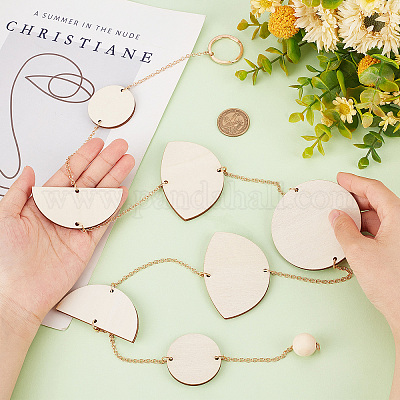 Фаза луны в богемном стиле HJEW-WH0053-13-1