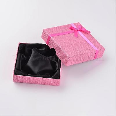 Квадратных картон браслет коробки CBOX-D028-03-1