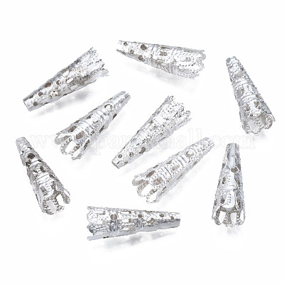 Железные филигранные конусы из бисера&nbsp;E057Y-S-1