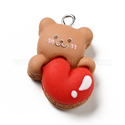 Подвески из непрозрачной смолы RESI-G043-F01-1