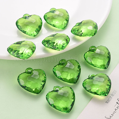 Прозрачные акриловые подвески&nbsp;TACR-T024-03B-925-1