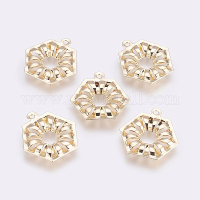 Латунные подвески&nbsp;KK-I622-14G-NF-1