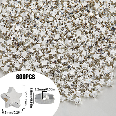 Пластиковые бусины ccb 600 шт.&nbsp;CCB-SC0001-13B-1