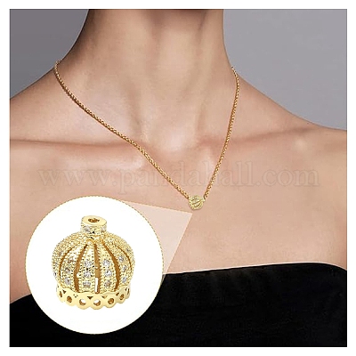 3 шт. 3-х цветные латунные бусины из кубического циркония&nbsp;KK-YW0004-25-1