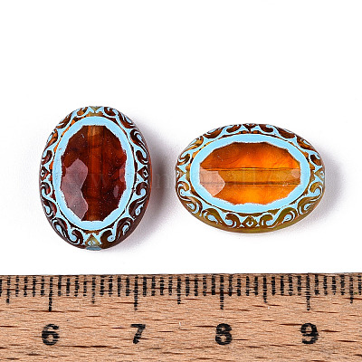 Окрашенные прозрачные акриловые бусины&nbsp;OACR-T029-03P-1