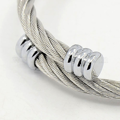 Модные браслеты из нержавеющей стали 304 BJEW-L076-02-1