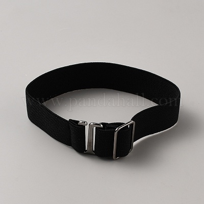 2 шт. эластичный пояс из полиэстера с пряжками из сплава&nbsp;AJEW-WH0248-562A-1