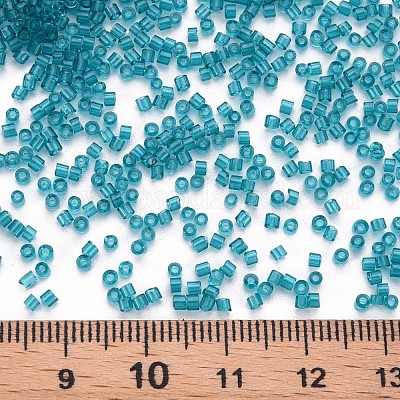 Прозрачные стеклянные цилиндрические бусины SEED-S047-I-005-1