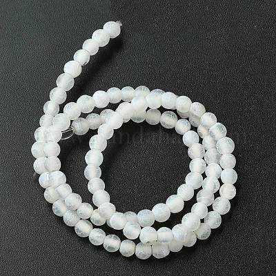 Природные треск агат бисер нитей&nbsp;LS-G-G055-4mm-5-1