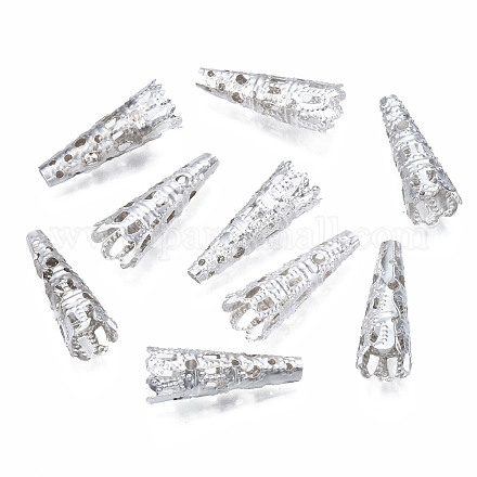 Железные филигранные конусы из бисера&nbsp;E057Y-S-1