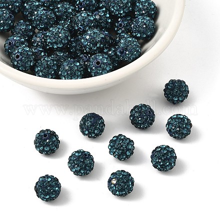 Бусины со стразами&nbsp;RB-H284-8MM-229-1