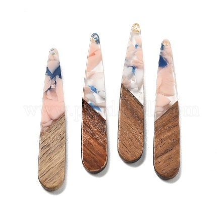 Подвески из смолы и ореха LS-FIND-R051-08C-1