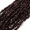 Natural Garnet Beads Strands, Chips, 4~8x3~5mm, Hole: 1mm, about 32 inch