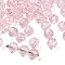 K9 Glass, Imitation Austrian Crystal Beads, Grade AAA, Faceted, Round, Pink, 6mm, Hole: 0.7~0.9mm