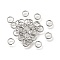 Brass Open Jump Rings, Long-Lasting Plated, Nickel Free, Real Platinum Plated, 5.5x0.8mm, Inner Diameter: 3.5mm