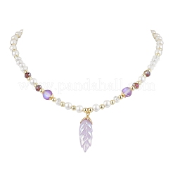 Ожерелья из бисера из стекла&nbsp;NJEW-JN04976