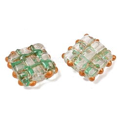 Бусины ручной работы бусины золотого песка&nbsp;LAMP-L082-01D