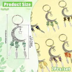 7 шт. двухцветный сплав&nbsp;KEYC-FS00045