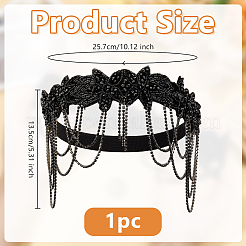 1 шт. полиэстеровые вуалетки&nbsp;OHAR-OC0001-08