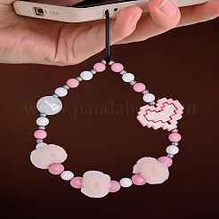 1 шт. акриловые ремешки для мобильного телефона&nbsp;HJEW-LP0002-06B