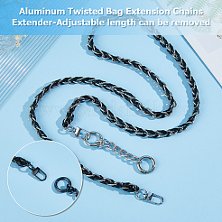 1 шт. черная цепь для кошелька из искусственной кожи&nbsp;FIND-HS0001-91B