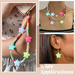 Прорезиненные стиль непрозрачной акриловые бусины&nbsp;OACR-CJC0005-04