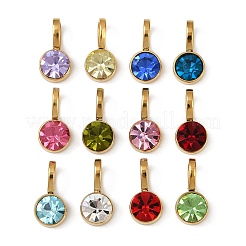 Подвески из нержавеющей стали 304 с камнями-талисманами&nbsp;STAS-Z143-03G