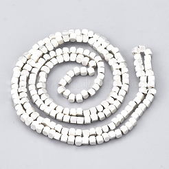 Гальванизировать немагнитных синтетический гематит бисер пряди&nbsp;G-T061-186S