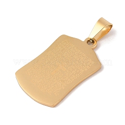 Подвески из нержавеющей стали 304 с вакуумным покрытием pvd&nbsp;STAS-M068-08G