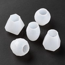 Diy баррель и rondelle и Алмазная бутылка вина пробка головка силиконовые Молды&nbsp;DIY-D058-01