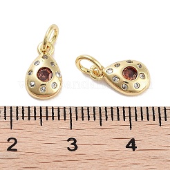 Латунные микро проложить кубического циркония подвески&nbsp;KK-C051-02G-03