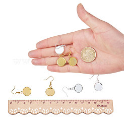 Латунные крючки для сережек&nbsp;KK-PH0034-06