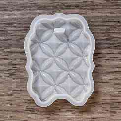 Силиконовые Молды для кулона с тиснением в виде цветка своими руками&nbsp;DIY-G079-01B