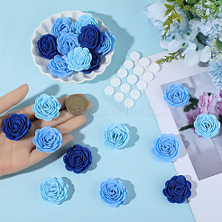 1 комплект самоклеящейся нетканой ткани с розами&nbsp;DIY-SC0032-32A