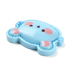 Кабошоны из непрозрачной смолы на тему животных&nbsp;LS-RESI-E046-01H