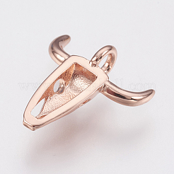 Латунные подвески&nbsp;ZIRC-F083-009-RS