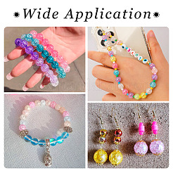 Набор для самостоятельного изготовления браслета из круглых акриловых бусин&nbsp;DIY-TA0009-87