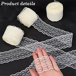 3 рулон гипюровой неэластичной кружевной отделки&nbsp;OCOR-GF0004-52C
