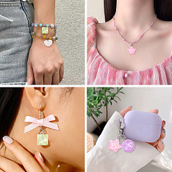 40шт 5 стиля подвески из полупрозрачной смолы&nbsp;RESI-TA0003-62