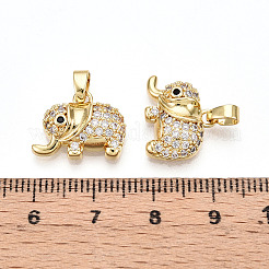 Латунные микро проложить кубического циркония подвески&nbsp;KK-T070-64G