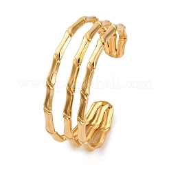 Браслеты-манжеты из нержавеющей стали 304 для женщин&nbsp;LS-BJEW-P347-02A