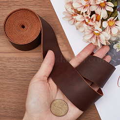 Плоский шнур из воловьей кожи длиной 2 м.&nbsp;AJEW-WH0479-73G-03