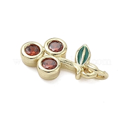 Латунные микро проложить кубического циркония подвески&nbsp;KK-K368-04C-G