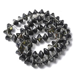 Стеклянные бусины с гальваническим покрытием &nbsp;EGLA-G038-01A-HP03