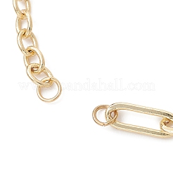 Изготовление браслетов из латуни с комбинированными цепочками&nbsp;AJEW-JB01561