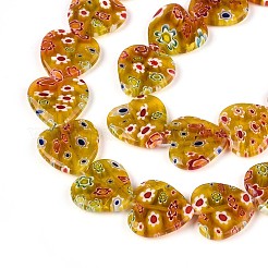 Ручной работы тысячецветник стеклянные бусины нитки&nbsp;LAMP-T021-29F