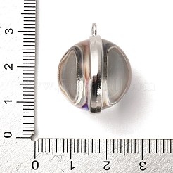 Подвески из светящегося стеклянного шара на тему галактики&nbsp;GLAA-D021-01P-08