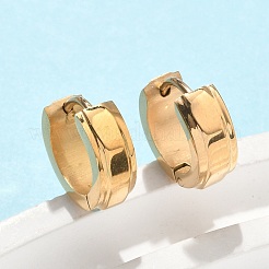 Серьги-кольца из нержавеющей стали 304 для женщин&nbsp;EJEW-U066-02G